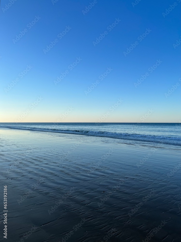 Beautiful blue sea horizon, blue sea and blue sky, natural seascape background Beautiful blue sea horizon, blue sea and blue sky, natural seascape background