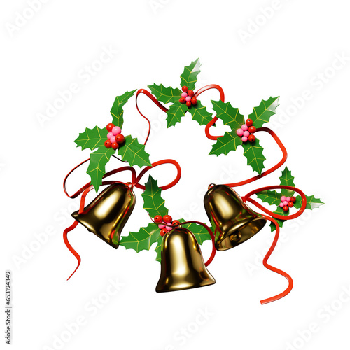 Merry Christmas 3D Illustration