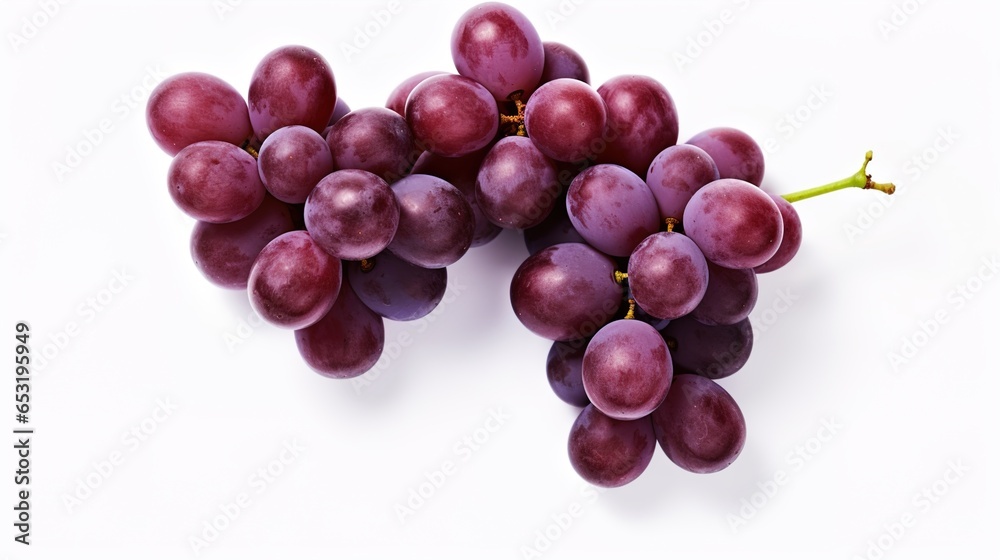Vibrant and Juicy Fresh Grapes, Harvested from an Organic Vineyard, Isolated on a Clean White Background, Showcasing the Natural Beauty and Ripe Bounty of Grape Clusters in Close-Up
Vibrant and Juicy Fresh Grapes, Harvested from an Organic Vineyard, Isolated on a Clean White Background, Showcasing the Natural Beauty and Ripe Bounty of Grape Clusters in Close-Up