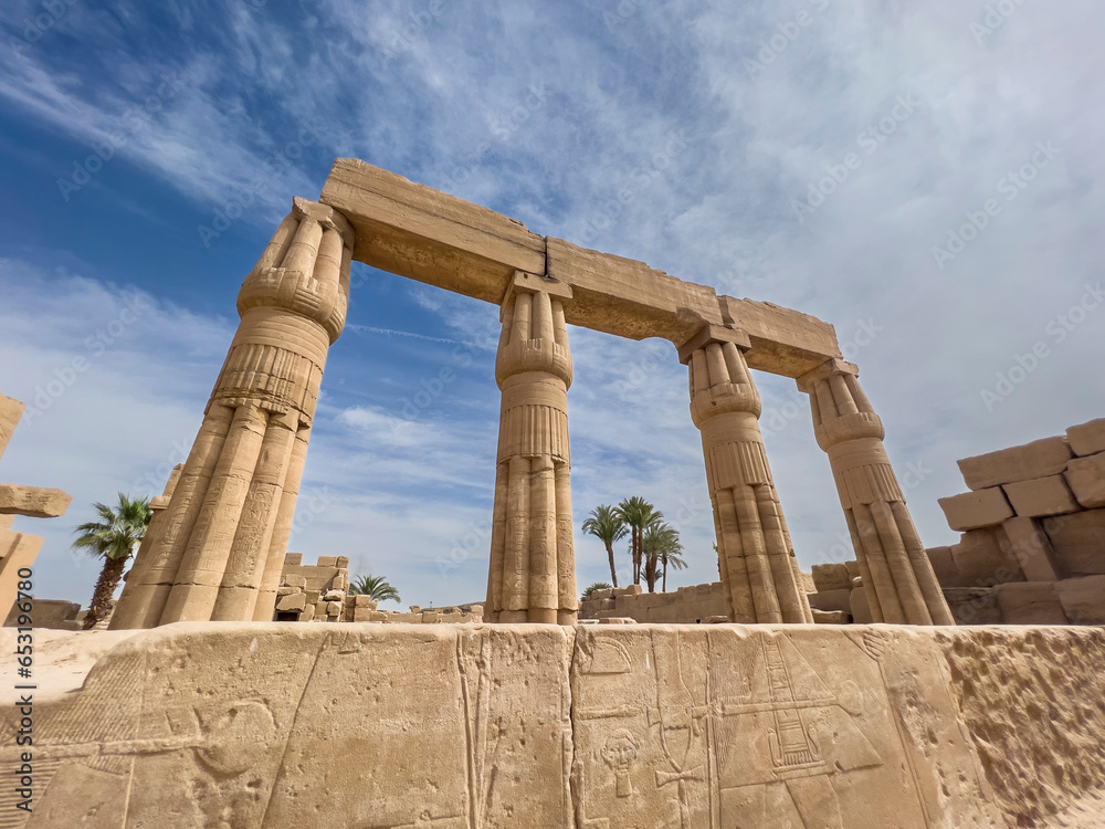 The Karnak Temple Complex, comprises a vast mix of temples, pylons, chapels, and other buildings, UNESCO World Heritage Site, near Luxor, Thebes The Karnak Temple Complex, comprises a vast mix of temples, pylons, chapels, and other buildings, UNESCO World Heritage Site, near Luxor, Thebes