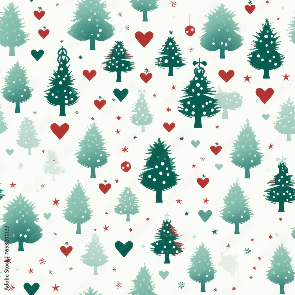 Christmas seamless pattern background Christmas seamless pattern background