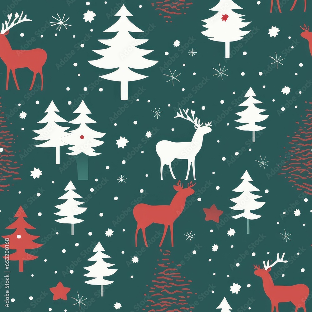 Christmas seamless pattern background Christmas seamless pattern background