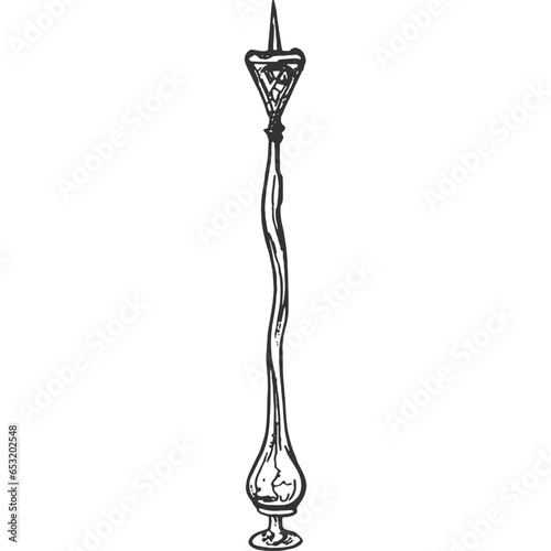 Uttermost Mystic Vintage Illustration Vector