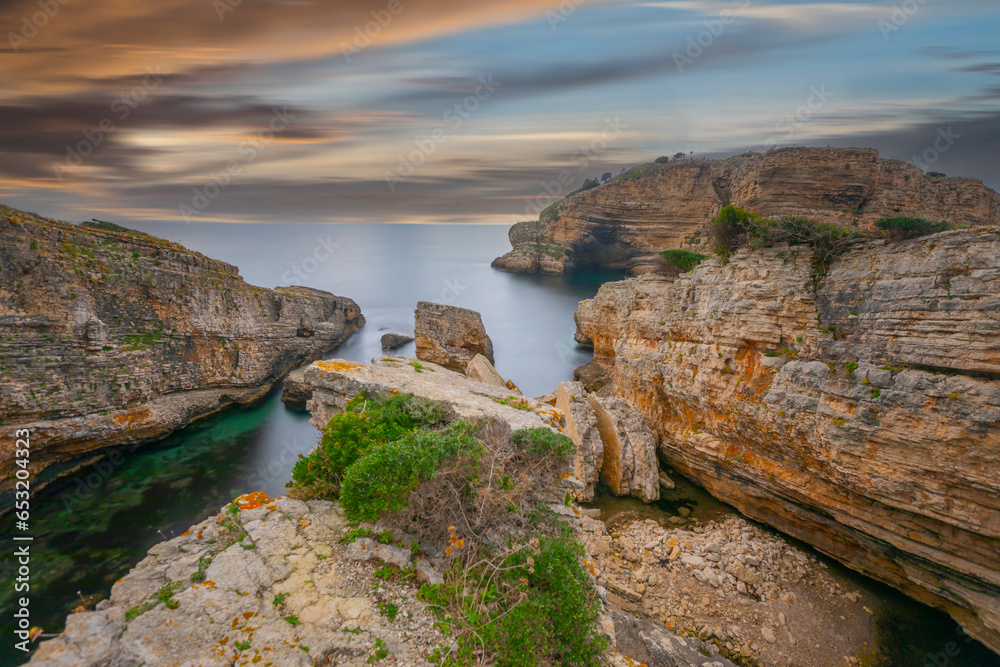 Sardala bay, there is no water source and infrastructure. It is a completely natural untouched region. In the summer months, caravan and tent areas are created.