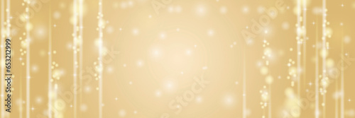 Abstract luxury golden glitter effect glowing on gold  background with lighting effect sparkle. Template premium award ceremony design. Vector illustration