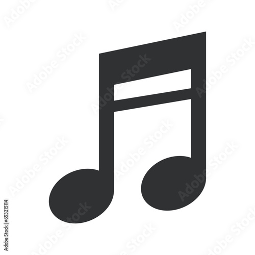 music tone black vector icon
