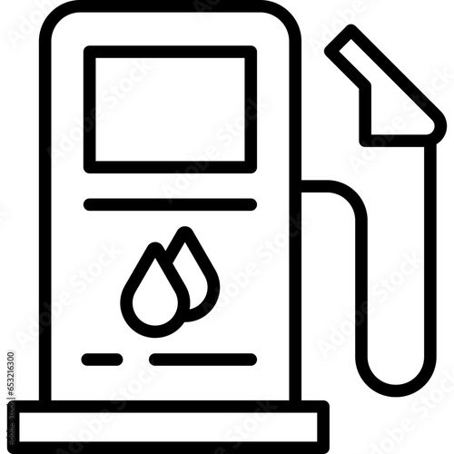 black icon -  Gas pump with leaf icon
A minimalist icon of a gas pump with a leaf, symbolizing eco-friendly fuel and renewable energy