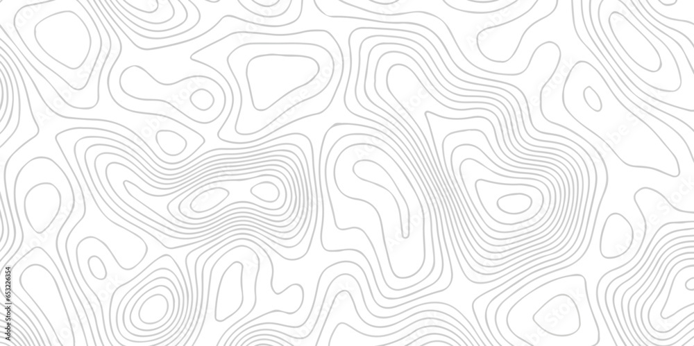 Black and white background, Abstract topographic contours map background . Abstract white pattern topography vector background . The topographic map contour in lines and contours isolated transparent
