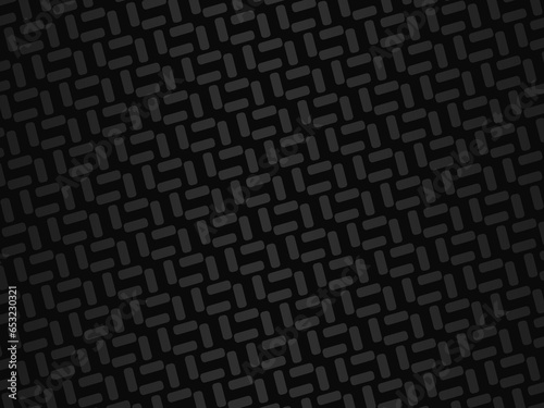 Black metal texture steel background. Perforated metal sheet.