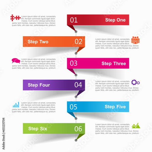Infographic design template with place for your data. Vector illustration.