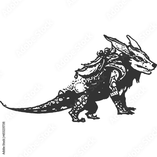 Underdogs Vintage Illustration Vector