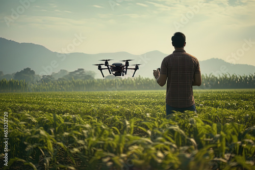 Crop plans taken by drones, precision and efficiency of modern agricultural practices