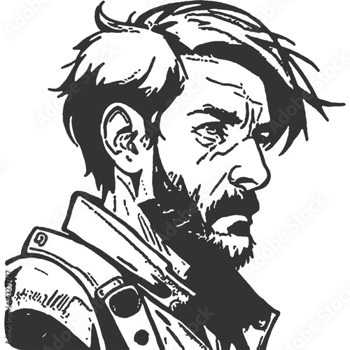 Unexpected Vintage Illustration Vector