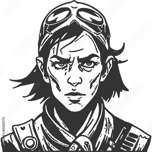 Unexpected Vintage Illustration Vector