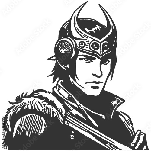 Unexpected Vintage Illustration Vector