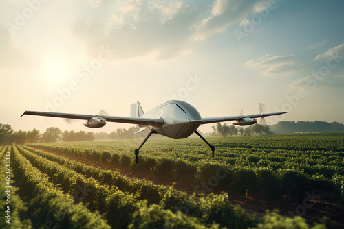 Crop plans taken by drones  precision and efficiency of modern agricultural practices