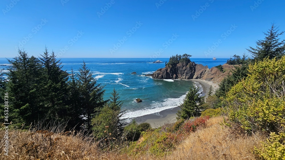 Obraz premium beautiful view of the cove on the Oregon coast