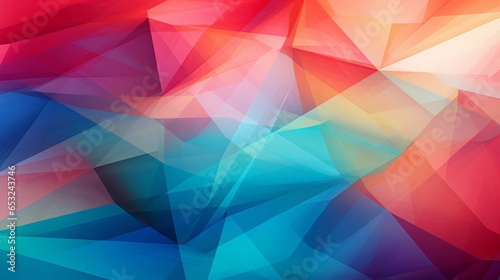abstract minimalist colorful shapes, concept colorful shapes, 16:9  © Christian
