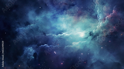 space background realistic background blue sky with stars