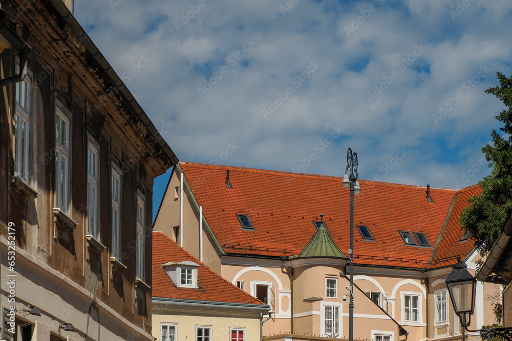 old town Zagreb Croatia architecture city town