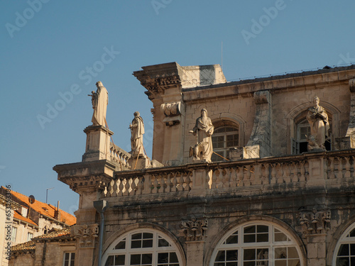 Dubrovnik Croatia medieval Rector's Palace Croatian Knezev dvor Italian Palazzo dei Rettori used to serve as the seat of the Rector of the Republic of Ragusa between the 14th century and 1808.