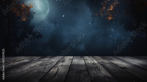 Halloween background for text ai generated Halloween background illustration