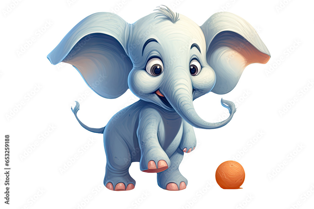 Balancing Elephant Sticker