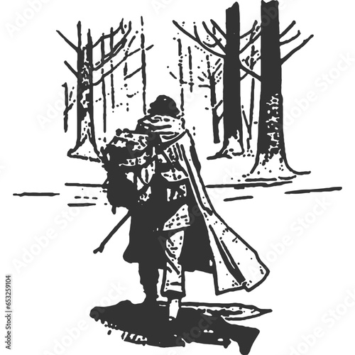 Unveiling the Unseen Vintage Illustration Vector