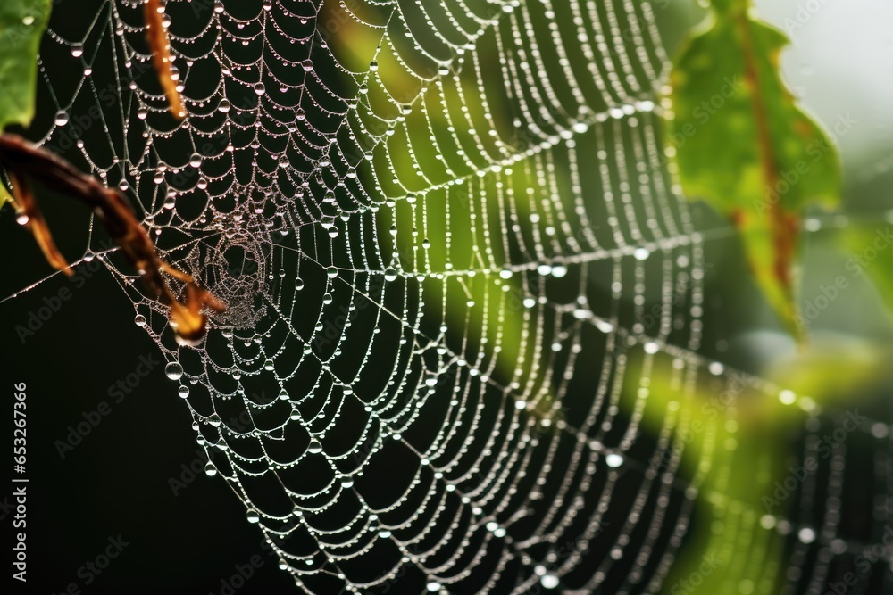 close-up shot of spider web with trapped insects close-up shot of spider web with trapped insects