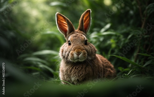 rabbit in the grass © Roman