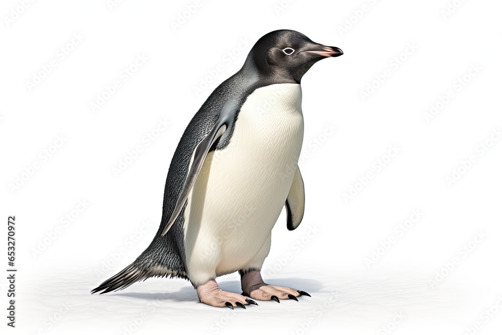 Adelie Penguin isolated on white background Adelie Penguin isolated on white background