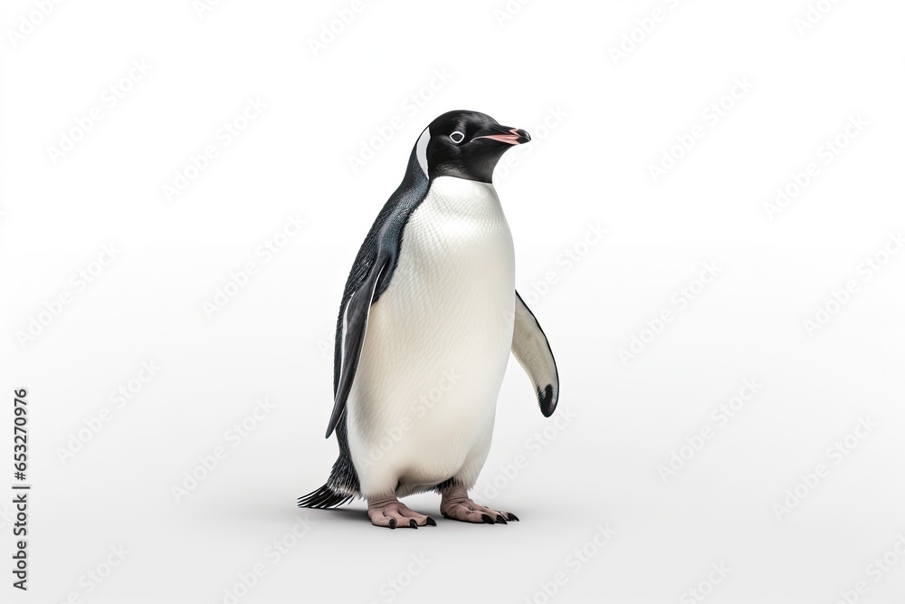 Obraz premium Adelie Penguin isolated on white background