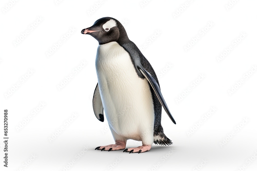 Obraz premium Adelie Penguin isolated on white background