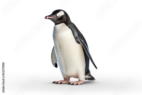 Adelie Penguin isolated on white background