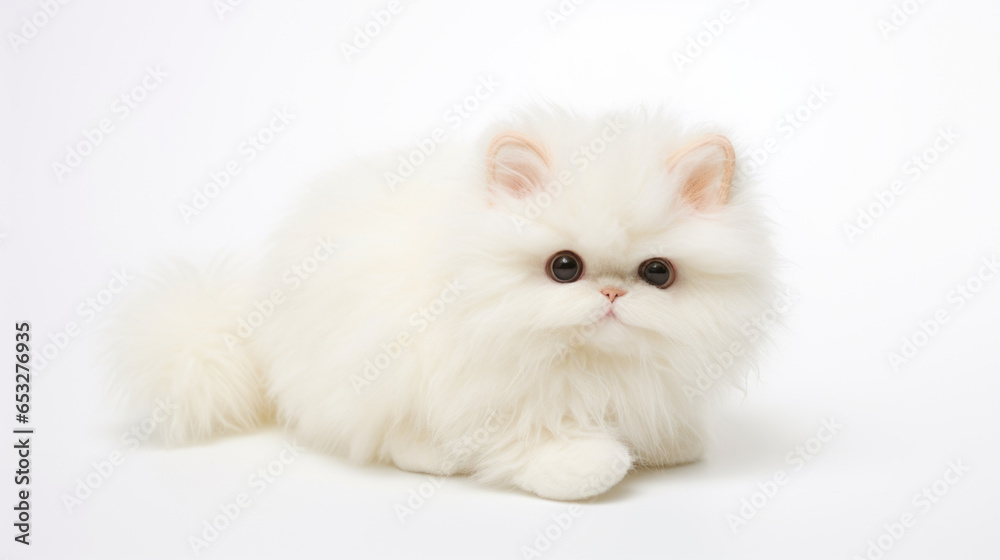 cat toy on white background