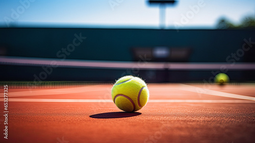 Tennis court, racket, ball © ZoomTeam