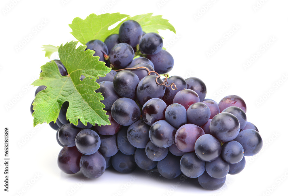 Fototapeta premium Grapes on a white background