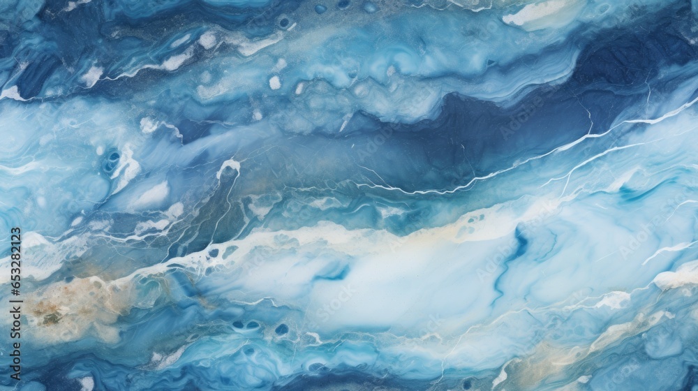 abstract marble texture agate blue, ai
