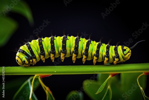 Caterpillar isolated on white background © Damnino