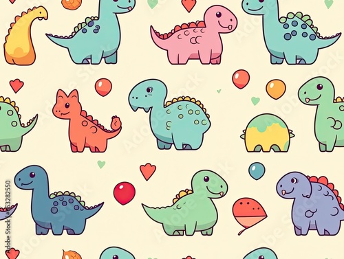 cute dinosaur pattern