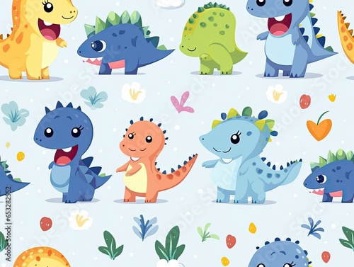 cute dinosaur pattern