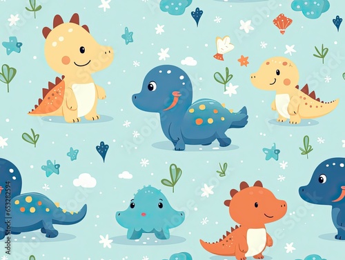 cute dinosaur pattern