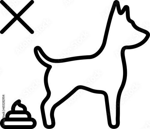 dog poop, forbidden, animal, dog