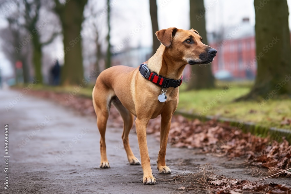 pet camera collar recording walk route