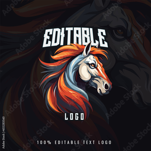 Vector Horse Sport Logo Illustration