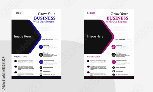 Modern Flyer Design In Premium Quality & Book Cover Design Template