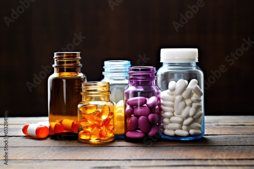 assorted medication bottles for neurological disorders