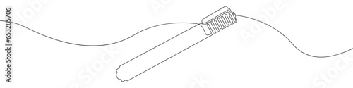 Marker one line drawing vector. Marker continuous line drawing vector. Marker a single line drawing. Background contour line Permanent marker vector.