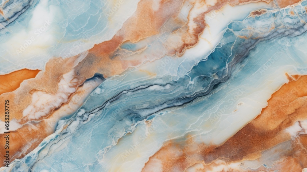 Fototapeta premium abstract marble texture agate gold orange, ai