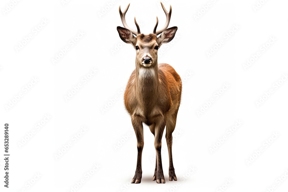 Fototapeta premium Deer isolated on white background 